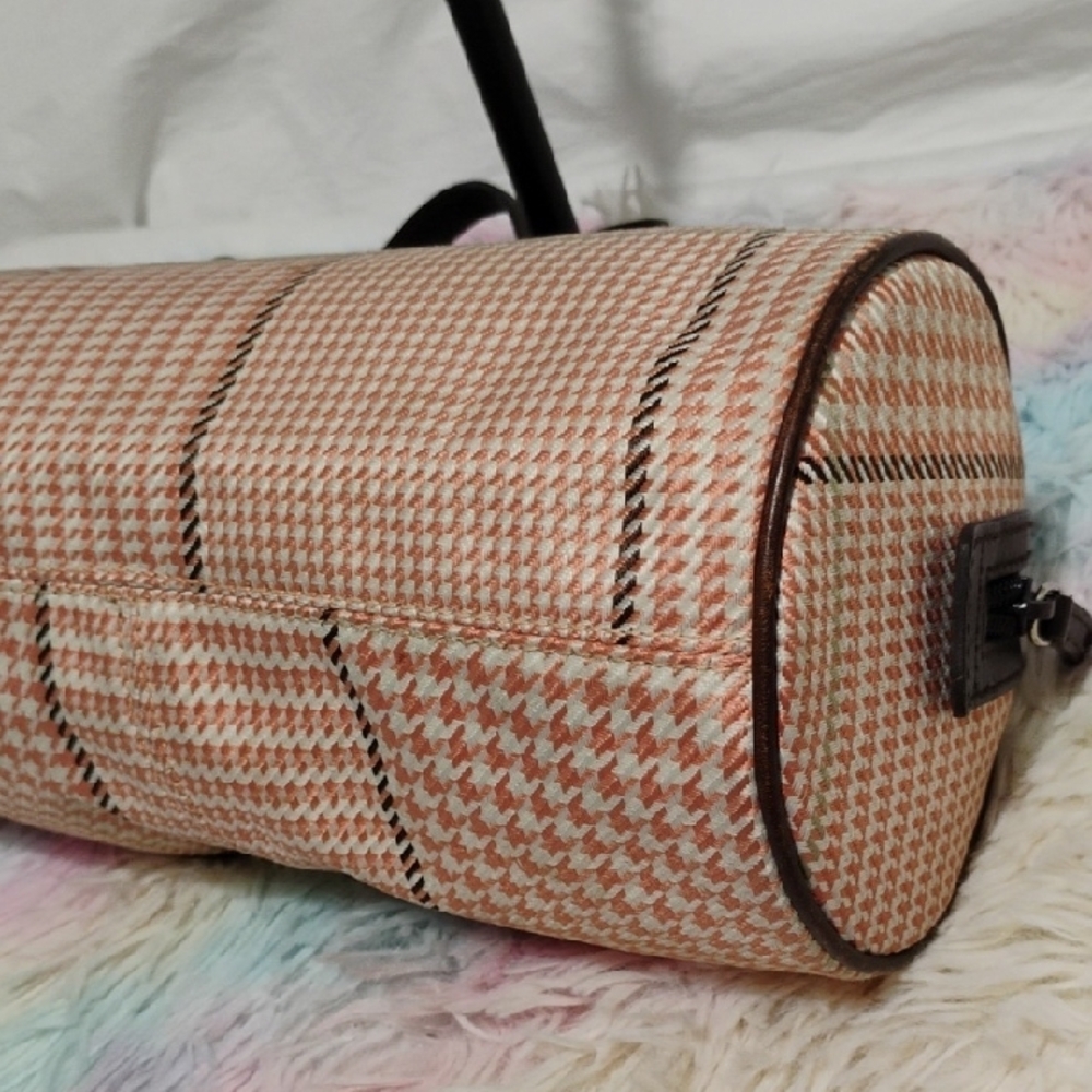 (#32) SALE! Lauren Ralph Lauren Y2K Houndstooth Pretty Shoulder/Handbag - Picture 8 of 14